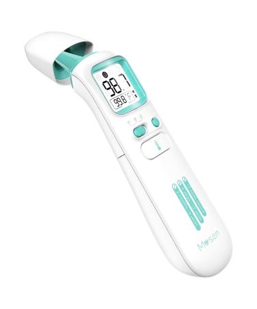 Mosen Medical Infrared Thermometer for Baby, Adults, Body Surface Space, Forehead and Ear Thermometer, Memory Function, 1 Second Measurement, Age Selection, Magnetic Switching.