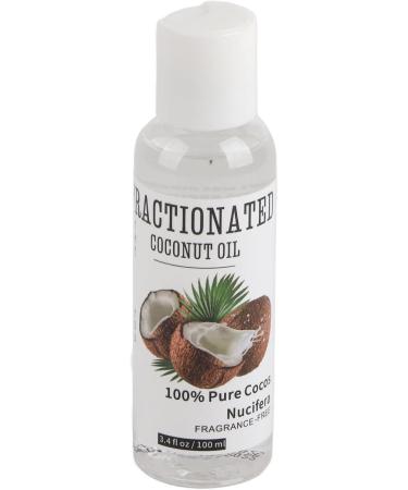 Essential Coconut Oil Massage Oil - 100ml | Natural Moisturizing Extract for Face Neck Feet & Legs | Relaxing & Easily Absorbed - Buy Online on GoSupps.com