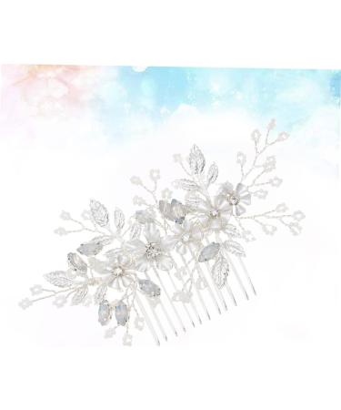 POPETPOP Bridal Hair Comb Wedding Hair Accessories Pearl Hair Accessories Rhinestone Headpiece Rhinestone Hair Comb Crystal Hair Comb Rhinestones Headgear Grab The Drill Bridesmaid - Buy Online on GoSupps.com