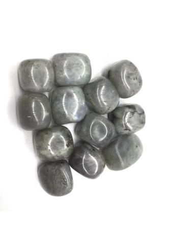 Natural Crystals and Stones 200g 18mm-25mm Polishing Labradorite Tumbled Gravel Stone for Decoration for Decoration FZUGEDRLI