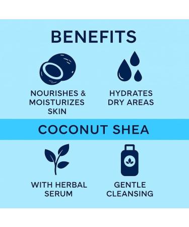 Coconut Shea Hydrating Body Cleanser 15 fl. oz - Buy Online on GoSupps.com
