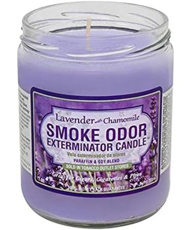 Smoke Odor Exterminator Candle - Orange Lemon Splash & Lavender Chamomile | 13 Oz | Eliminate Odors Refresh Your Space - Buy Online on GoSupps.com
