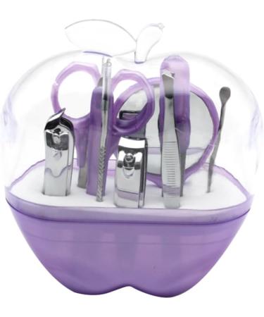 FOMIYES Nail Trimmer Nail Painting Kit Nail Manicure Kit Beauty Kit Nail Art Kit 8 in 1 Nail File Nail Clipper Kit Toe 9 in 1 Nail File Nail Clippers Set Major Beauty Tools Purple medium Purple - Buy Online on GoSupps.com