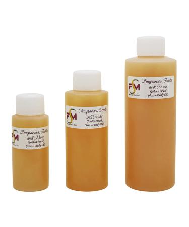 Golden Musk Fragrance Oil - 3 Bottles 1 Fl Oz Glass Roll On (30ml) 1.01 Fl Oz (Pack of 3)