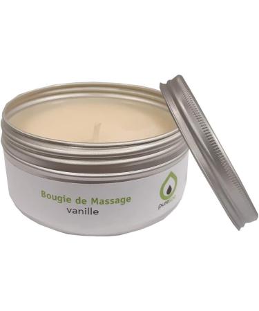 Purespa Scented Natural Massage Candle - 100% Relaxing Vanilla Massage Candle (80g) for Sensual Aromatherapy | Shop Internationally - Buy Online on GoSupps.com