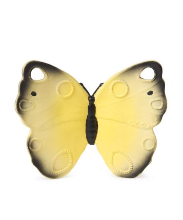 Oli & Carol - Teething ring for babies butterfly yellow Katia the Butterfly