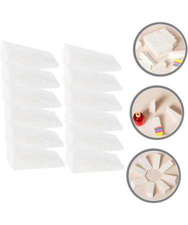 FRCOLOR 30 Pieces Triangular Sponge Tool Beauty Sponge Makeup Sponge Wedges Applicator Eyeshadow Sponge Nail Art Stamping Stamper for Colouring Nails Scraper White - Buy Online on GoSupps.com