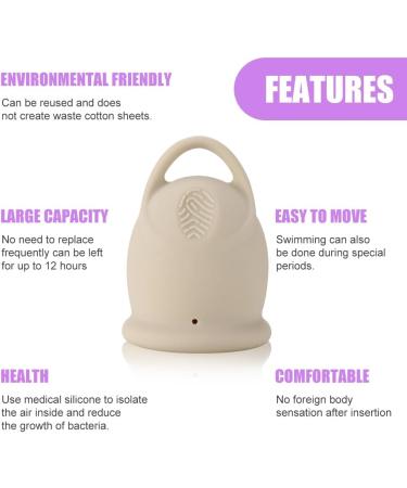 Buy MineUp Menstrual Cup Set - Medical Silicone Period Cup for Active Women | Beige Size S - Buy Online on GoSupps.com