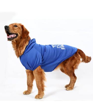 Soft & Breathable Blue Dog Hoodie for Small Dogs - Comfortable Fashion Sweatshirt for Small, Medium, and Large Breeds - Buy Online on GoSupps.com