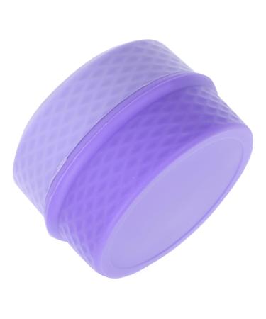 Angoily 4 Sets Cream Box Silicone Travel Jars Refillable Cream Jars Body Butter 3 Boxes Cream Jars Container with Lid Empty Lotion Container Containers Lips Cosmetic Rack Silica Gel Purple