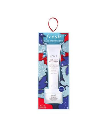 Fresh Daily Radiance Duo - Soy Face Cleanser and Youth Preserve Moisturizer - Limited Edition 2 Piece Skincare Set - Buy Online on GoSupps.com