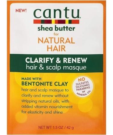 Masque capillaire clarifiant & r g n rant l'argile bentonite deep clarify & renew bentonite clay masque - Buy Online on GoSupps.com