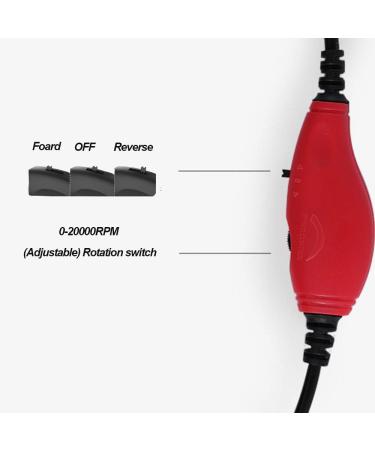 USB/Europlug/USAplugPortable Electric Nail Drill Professional Efile Nail Drill Kit for Acrylic Gel Nails Manicure Pedicure Polishing Shape Tools with 6Pcs Nail Drill Bits - Buy Online on GoSupps.com