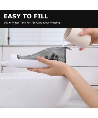 Buy Cordless Dental Oral Irrigator - Portable & Waterproof Water Flosser for Home & Travel | 3 Modes for Braces & Bridges Care - Buy Online on GoSupps.com