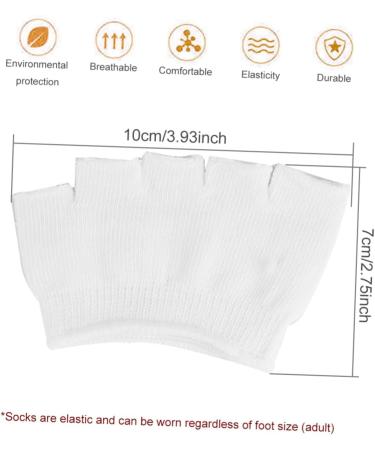 Beaupretty No-Show Socks for Women - 4 Pairs Cotton Half Socks & Five Toe Elasticity Invisible Socks for Sports & Pumps - Buy Online on GoSupps.com