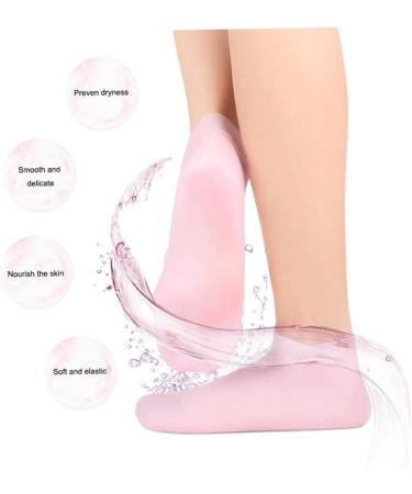 Moisturizing Socks Overnight Spa Cotton Socks Treatment Intensive Repair Dry Cracked Feet Overnight Spa Socks Foot Cream Socks Moisture Socks Moisture Heel Socks Pink L - Buy Online on GoSupps.com