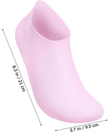 minkissy Silicone Socks: 4 Pairs Soft Gel Socks Moisturizing Foot Socks Aloe Socks Womens Spa Pedicure Socks for Repairing Dry Feet Beauty Salon - Buy Online on GoSupps.com