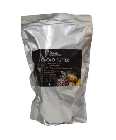 Kyabo 100% Pure and All Natural Cocoa Butter - 3lb - Food Grade - great for making lip balm cream hair products candle hair removal and craft projects - Made with Organic Cacao