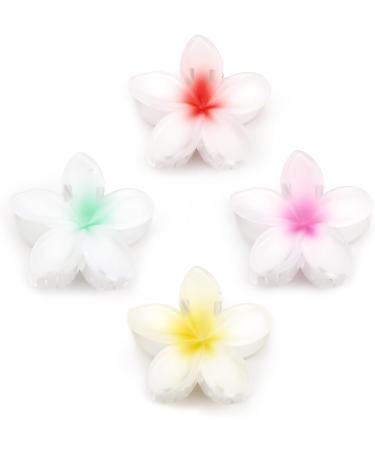 JOYOYO 4 Pcs Matte Flower Hair Clips | 3 Inch Medium Claw Clips for Women & Girls - Buy Online on GoSupps.com