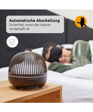 Sana Top Aroma Diffuser - 8 LED Lights 3 Timer Functions 2 Fog Modes | 550ml Capacity | Whisper Quiet Aroma Therapy for Lasting Wellness - Buy Online on GoSupps.com