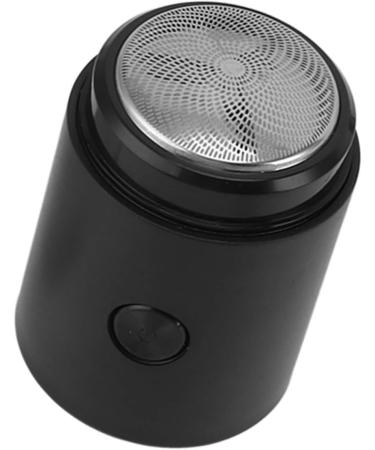EMUKOEP Mini Electric Beard Trimmer for Men - Rechargeable Portable Pocket Grooming Tool for Mustache Stubble & Body Hair - Glossy Black - Buy Online on GoSupps.com