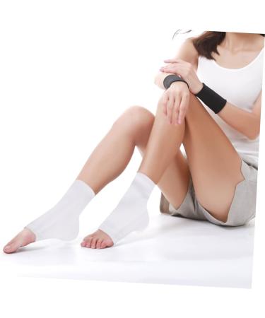 DOITOOL 4 Pairs Anti-Crack Socks Ankle Socks Crack Heel Socks Feet Repair Socks Heel Protector Socks Moisturising Foot Socks Feet Care Socks Gel White Anti Cracked Feet Men and Women - Buy Online on GoSupps.com