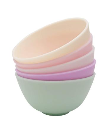 4 Inch Silicone Facial Mask Mixing Bowls - Set of 10, Multi-Colored - Perfect for Mud Masks and Skincare Products - Buy Online on GoSupps.com