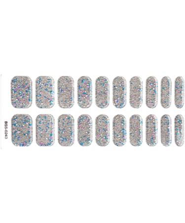 Bottone Long lasting Semi-Cured Gel Nail Strips Easy Application Manicure Stickers Perfect for Nail Art BSS0243 - Buy Online on GoSupps.com