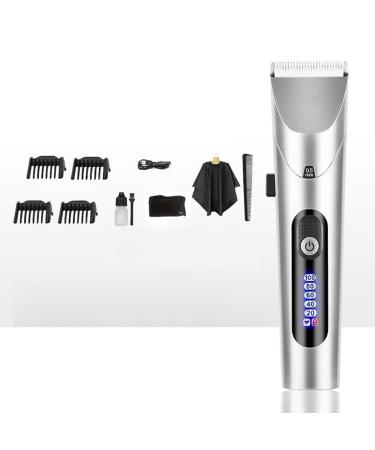 Pro Hair Clipper Hair Clipper Professional Electric Trimmer Men LED Screen Washable Rechargeable Men Strong Power Steel Head