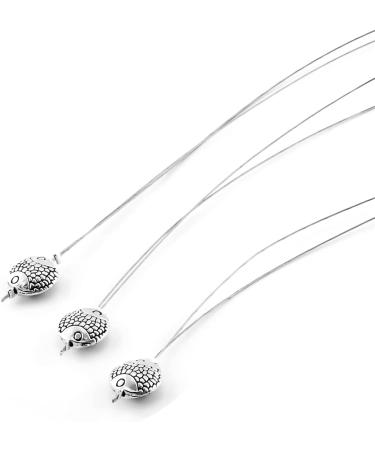 JNAWA 3 Pieces Nano Rings Loop Threader Tool Hair Extensions Tool Micro Loop Nano Beads Styling Accessories for Fitting Nano Ring Hair Feather Extensions - Buy Online on GoSupps.com