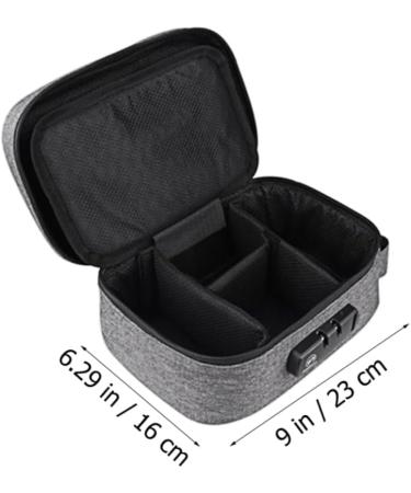 Shop Gatuida Large Capacity Makeup & Diaper Organizer Bag - Odor Destroyer Tool Box with Activated Carbon - Buy Online on GoSupps.com