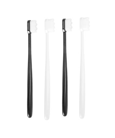 ISTOVO extra soft toothbrush for sensitive tooth meat mini nano hand with 20 000 soft tooth silk silk for care gums protect good cleaning (4 pack)