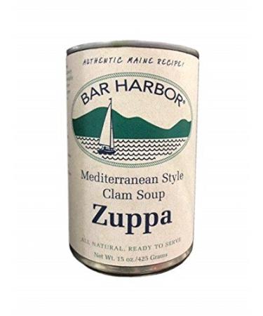 Bar Harbor Chowder, Zuppa Mediterranean Clam, 15 Ounce 15 Ounce (Pack of 1) Mediterranean Clam Chowder