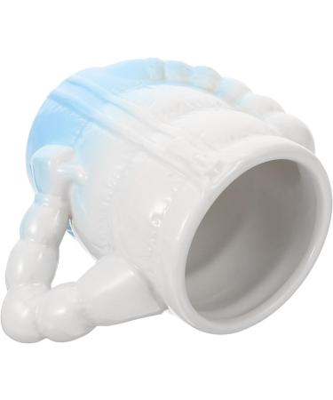 Healvian Ceramic Shaving Foam Bowl | Blue Shaving Accessories for Perfect Foam | International Shipping Available - Buy Online on GoSupps.com