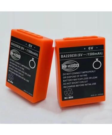 6V 1500mAh BA225030 HBC Ni-Mh Rechargeable Battery | 5 Pack for HBC Crane Remote Control Pump Truck - Buy Online on GoSupps.com