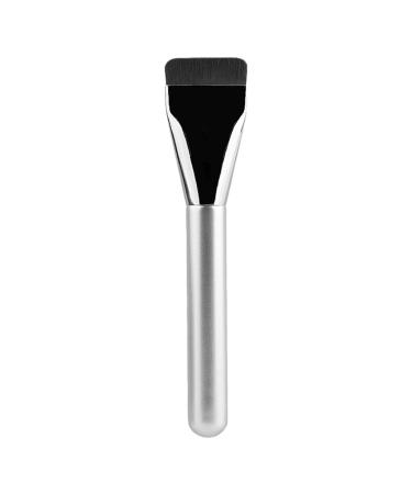 Foundation Brush Liquid Makeup - Face Blush Makeup Brush Flat Top Face Liquid Foundation Brush | Cosmetics Applicator Liquid Powder Brush Ultra Thin Makeup Foundation Brush for Liquid Cream Aluminum tube wooden handle