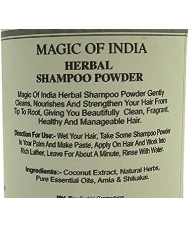 Magic of India Fragrance Sampoo Herbal Powder with Conditioner - Select Fragrance - Buy Online on GoSupps.com