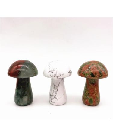 Saturey 1-Pack Natural Large Green Aventurine Pink Crystal Mushroom Polished Stones Suitable for Home (Color : Green Aventurine) - Buy Online on GoSupps.com