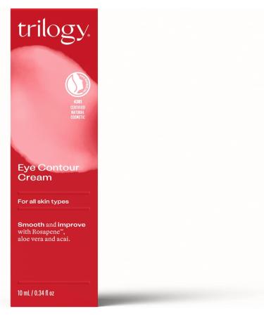 Trilogy Eye Contour Cream 10 mL - For Ageing Skin - Intense Hydration & Radiance Overnight with Glycablend L22 & Vitamin C - Made in New Zealand - Clean Natural Beauty - Buy Online on GoSupps.com