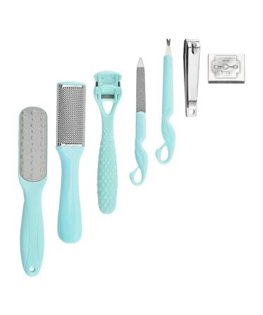 1 set pedicure set nail-kit nail manicure-set foot pedicure kit razor made of stainless steel filing remover for feet fingernail kit footfille kit nail clips p.s peeling