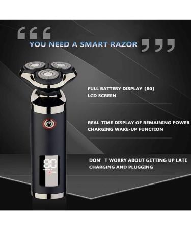 Electric Razor for Men - Digital Display Shaver for Whole Body Washing | USB Charging Beard Knife - Buy Online on GoSupps.com