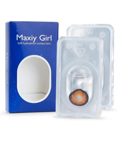 Dolovo Viga Brown Colored Contact Lenses - 12 Month Non-Prescription Cosplay Zombie Vampire Anime - Perfect for Carnival & Costume - Buy Online on GoSupps.com