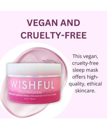 Wishful Pillowgasm Vitamin-Rich Cherry Glow Sleep Mask | 1.94 oz | Revitalize Skin Overnight - International Shipping Available - Buy Online on GoSupps.com