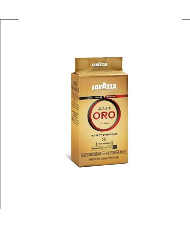 Lavazza Qualita Oro Ground Coffee Blend Medium Roast 250g Brick Authentic Italian Non GMO Blended And Roated in Italy Full bodied medium roast with sweet aromatic flavor 250g Qualita Oro 250 g (Pack of 1) - Buy Online on GoSupps.com