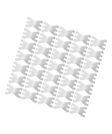 100pcs Buckle Spider Small Fixator Reusable Fastener Fastener Moleskin for Feet Small Clips Aluminum Major Supplies