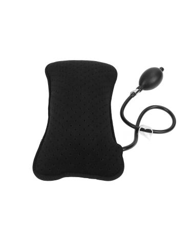 Shanrya Inflatable Lumbar Pillow Reused Breathable Inflatable Lumbar Support Cushion Relieve Pain Portable for Patients with Low Back Pain