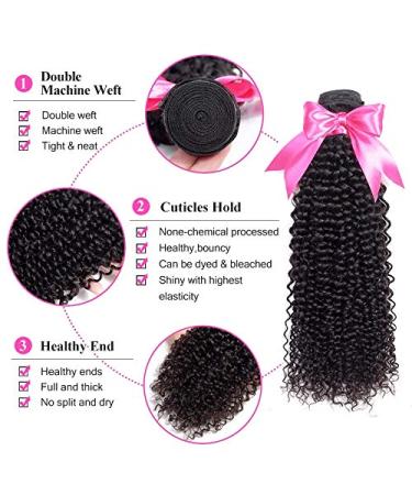 Shop Clarolair Brazilian Curly Human Hair Bundles 3 Bundles of Real Brazilian Hair (10 12 14 Inch 300g) for Stunning Weaves - International Shipping Available! - Buy Online on GoSupps.com