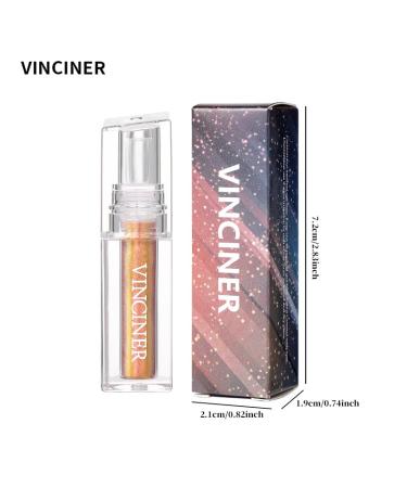 Buy Pink Glitter Lipstick | Diamond Metallic Shimmering Liquid Lipstick | Long-Lasting Smudge-Proof Gloss | Aurora Glossy Makeup - Buy Online on GoSupps.com