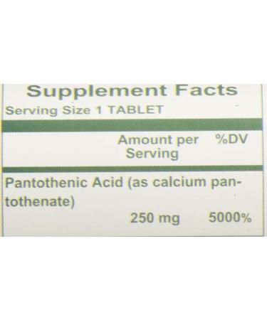 Nutri-West - Pantothenic Acid 90 Tablets by Nutri-West - Buy Online on GoSupps.com