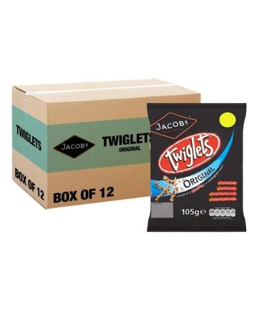 Jacob's Twiglets Original 105g (Pack of 12 x 105g) - New Pack - Buy Online on GoSupps.com